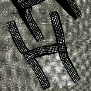 Rhinestone Leg garters L/ XL